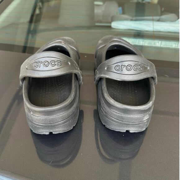 Crocs Unisex Classic Clogs Size M 6 W 8 Black Sandals - Picture 7 of 13